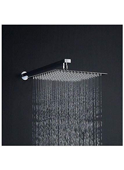 Mawson Qubix 8X8 Inch Shower With 12 inch Arm Stainless Steel Rain Shower Combo Set  - Image 3