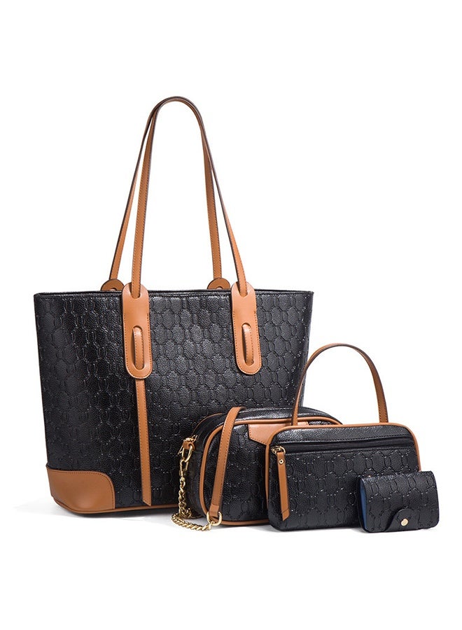 general New Fashionable Large Capacity Detachable Inner Bags Single Shoulder Tote Bag (4-Piece Set)