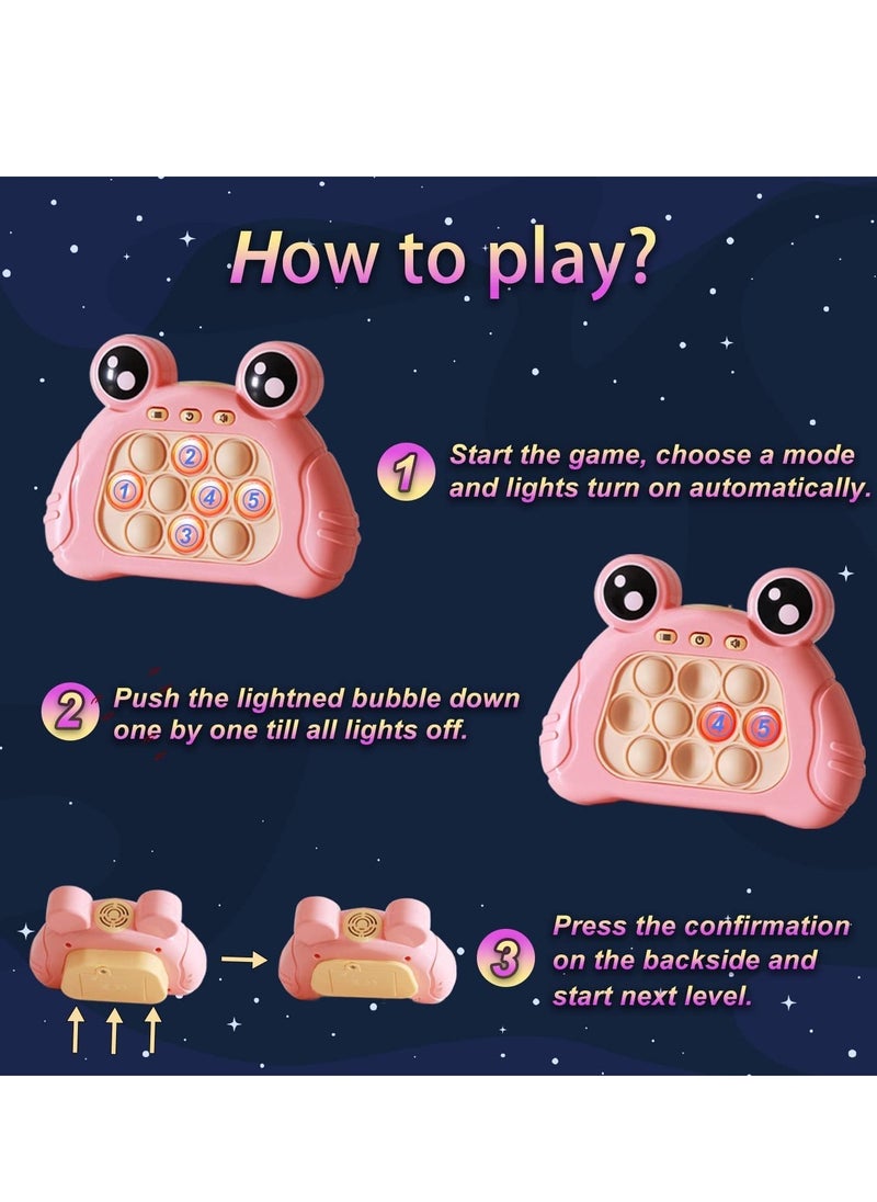 Gonice - Quick Push Console with Instant Sound Feedback, Handheld Fast Speed Pushing Game, Pop The Target Interactive Educational Sensory Fidget Toy - Image 1