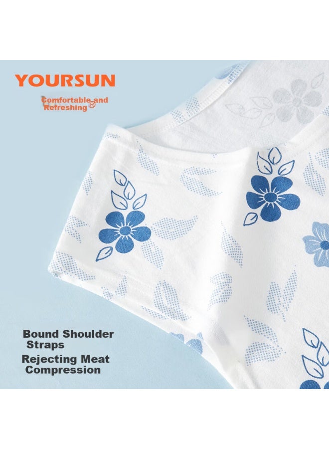 Your Sun Yiershuang Middle-aged And Elderly Women's Vest, Plus Size Loose Fit, Thin Spring And Summer Undershirt, Base Layer, Gift For Mom - Image 3