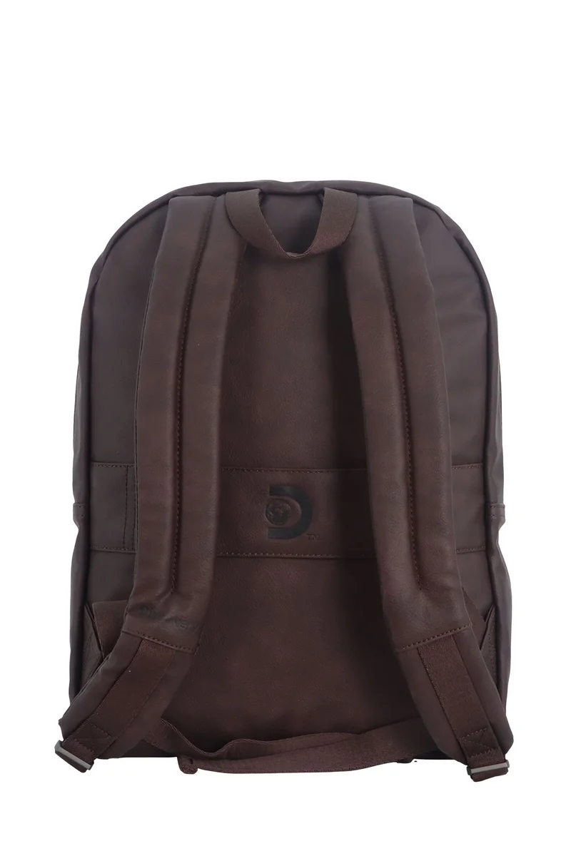 Discovery RFID Travel Laptop Backpack for Men &amp; Women – Fits MacBook Pro 14", iPad Mini Pocket, Luggage Strap, Anti-Theft, Stylish &amp; Durable Work Bag Brown.
