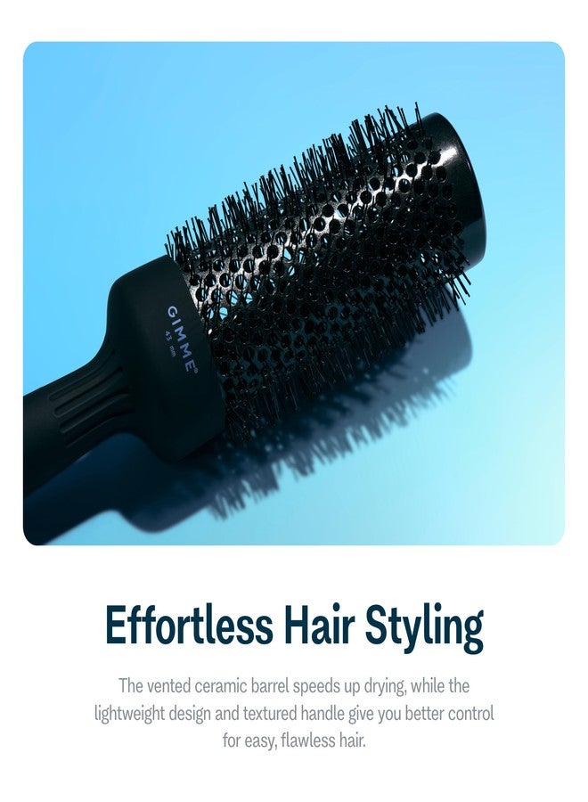Gimme Beauty Round Brush - Blowout Brush with Vented Ceramic Barrel - For All Hair Types - Medium 43mm - Image 4