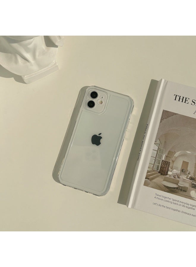 NIBEMINENT The Photo Frame Is Transparent Protective TPU Case Cover For iPhone 17 Pro, Transparent