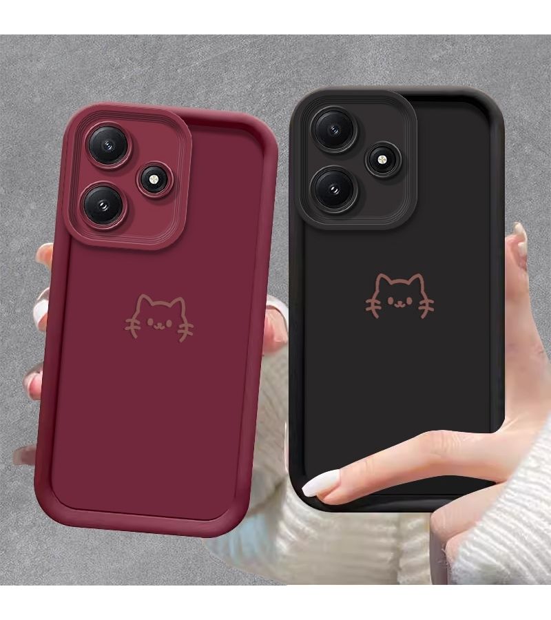 Phone Case Compatible With Redmi 13C 5G Shock Absorbent Anti Slip Lightweight Durable White - Image 1