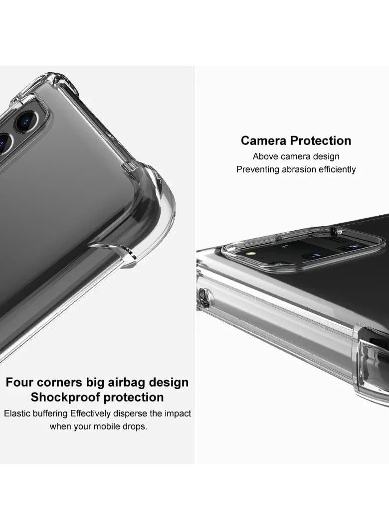 general Case Compatible with Honor Magic 6 Pro 5G, Transparent Silicone Clear Soft TPU Ultra Thin Slim Cover for Honor Magic 6 Pro 5G - Image 2