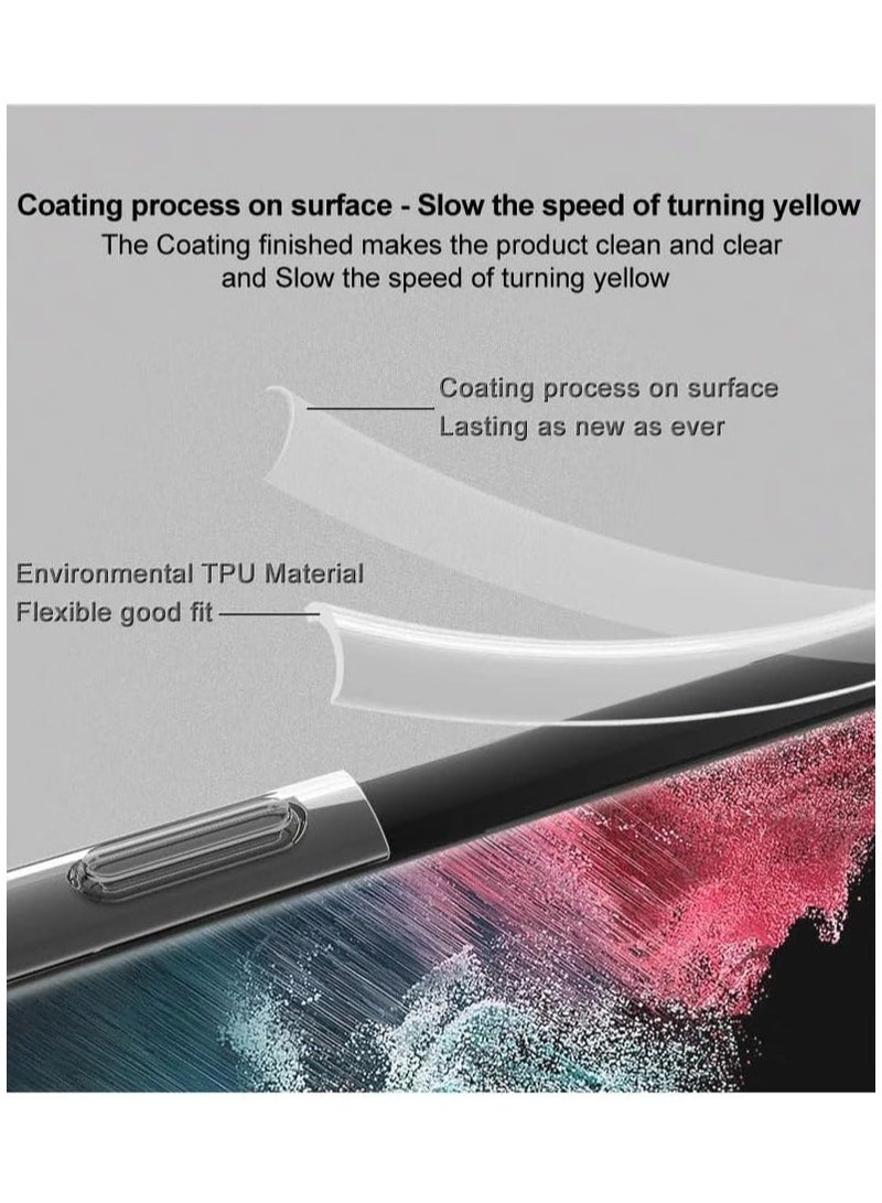 general Case Compatible with Honor Magic 6 Pro 5G, Transparent Silicone Clear Soft TPU Ultra Thin Slim Cover for Honor Magic 6 Pro 5G - Image 5