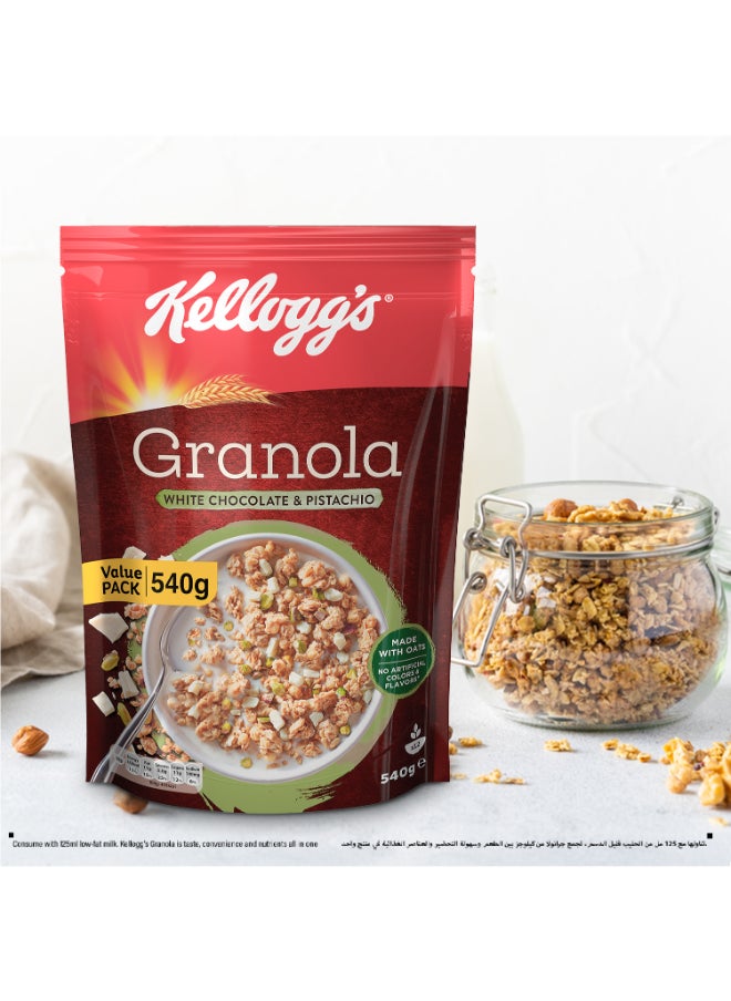 Kellogg's - Kellogg's Granola White Chocolate With Pistachio - Image 1