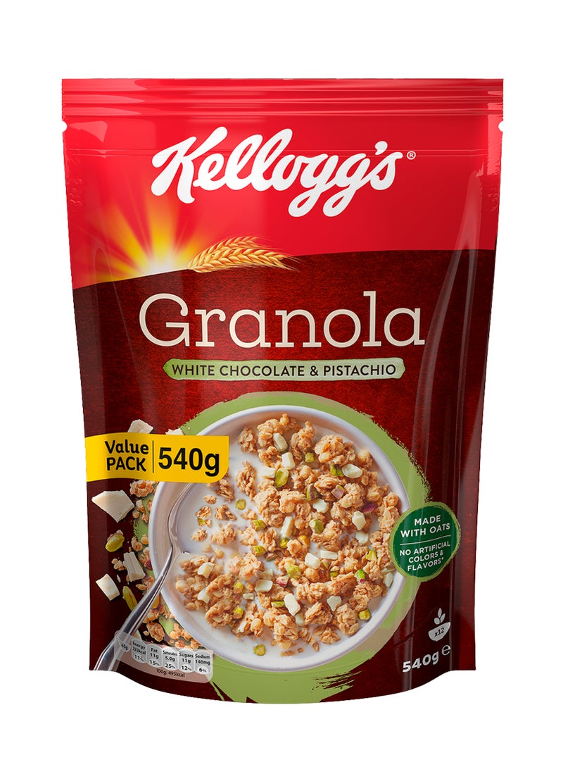 Kellogg's جرانولا بالشوكولاتة البيضاء والفستق - Image 1
