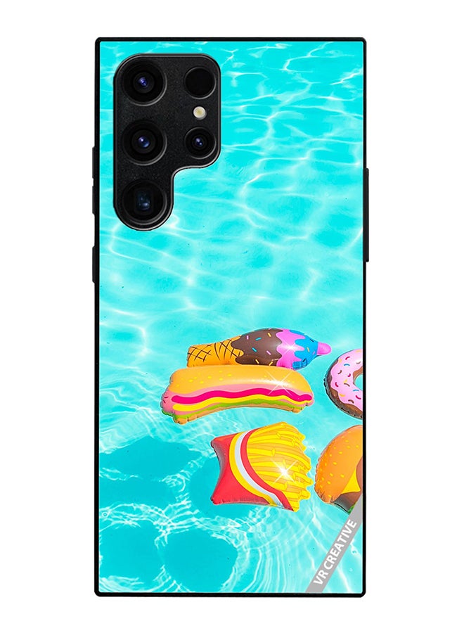 Protective Case Cover For Samsung Galaxy S25 Ultra Food Chill Design Multicolour