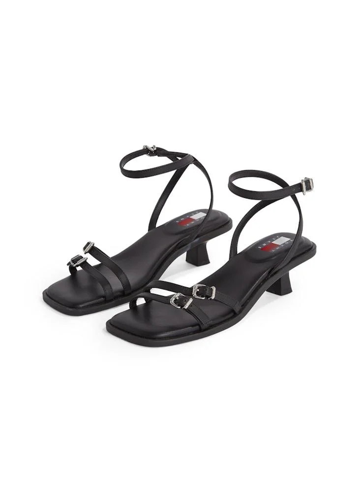 TOMMY JEANS Noho Ankle Strap Low Heel Sandals