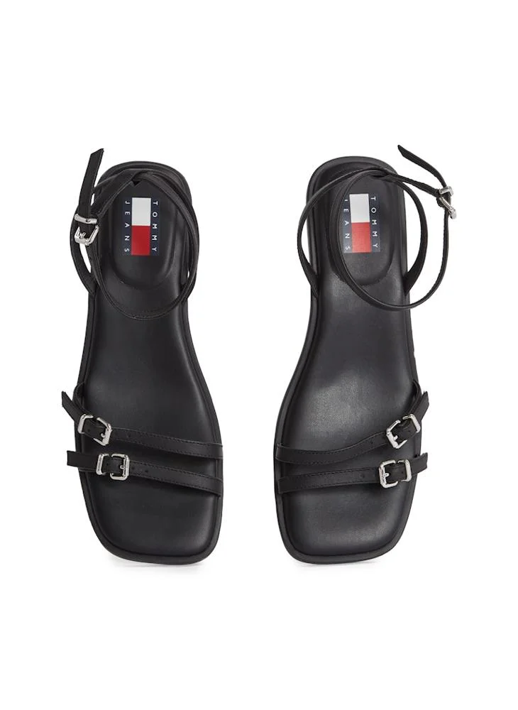 TOMMY JEANS Noho Ankle Strap Low Heel Sandals