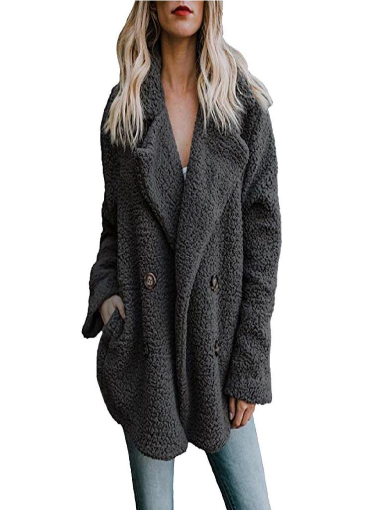 Eckek - Women's Casual Jacket Winter Warm Outwear Ladies Coat Overcoat Outercoat - Image 1