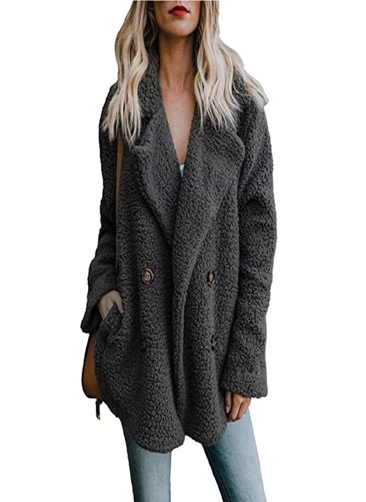 Eckek - Women's Casual Jacket Winter Warm Outwear Ladies Coat Overcoat Outercoat - Image 1