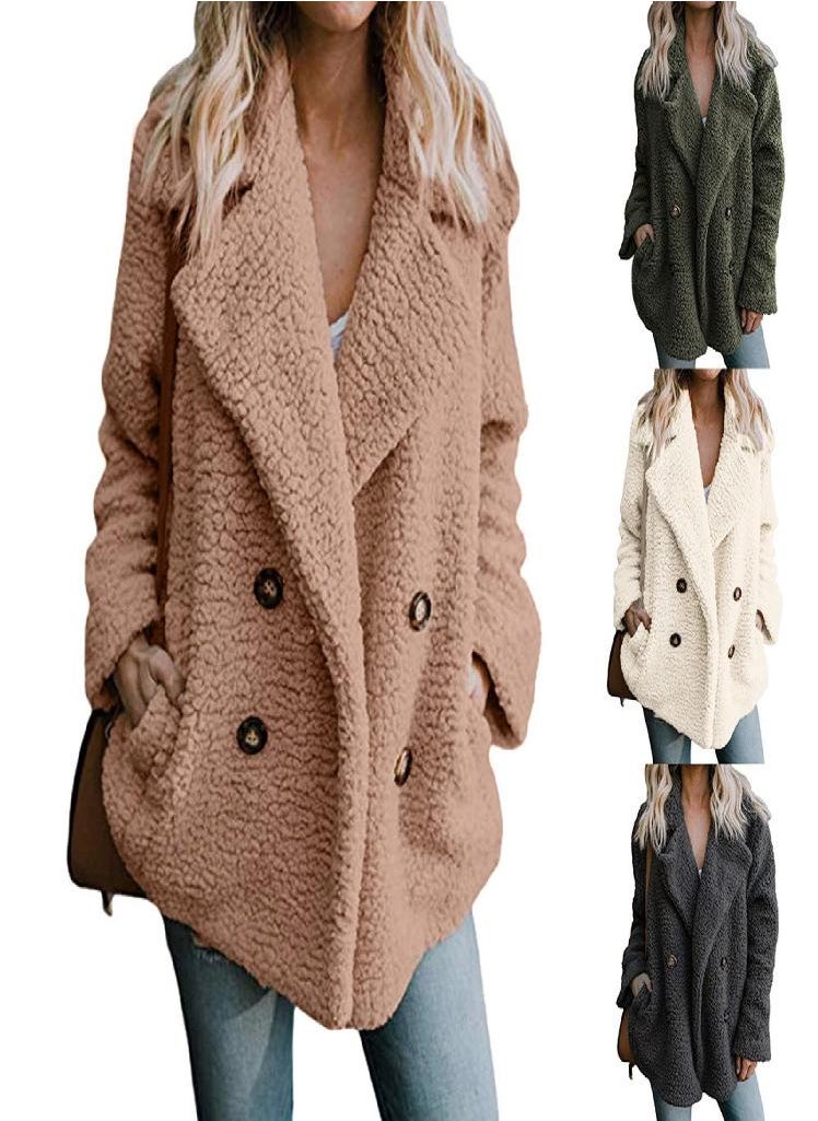 Eckek - Women's Casual Jacket Winter Warm Outwear Ladies Coat Overcoat Outercoat - Image 1