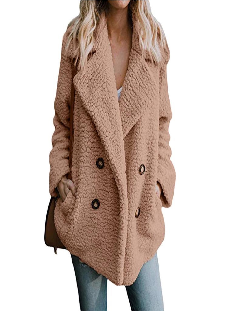 Eckek - Women's Casual Jacket Winter Warm Outwear Ladies Coat Overcoat Outercoat - Image 1