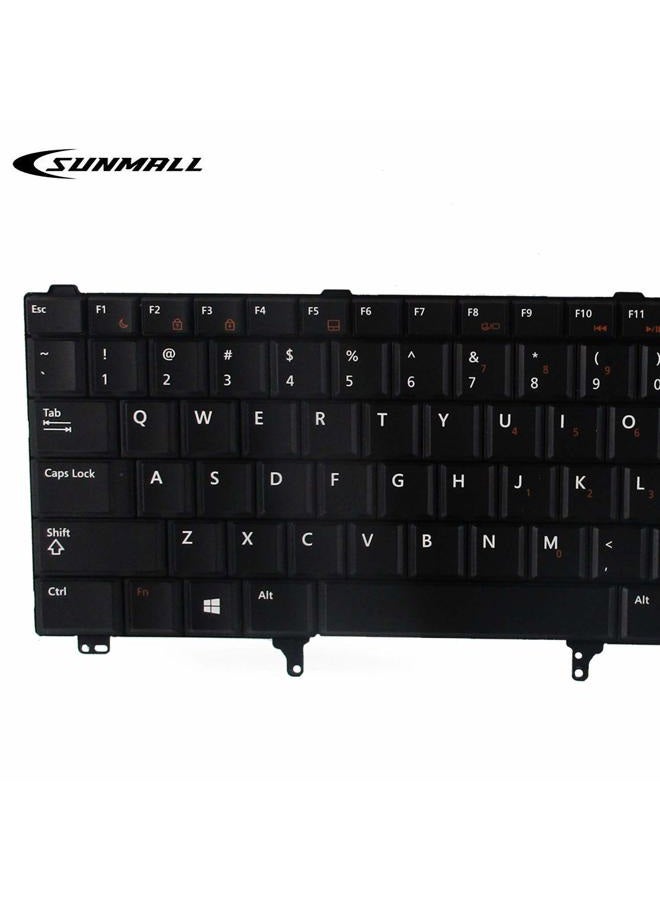 SUNMALL US Layout Replacement Keyboard Without Backlit Compatible with Dell Latitude E5420 E5430 E6220 E6320 E6330 E6420 E6430 E6440 Series (Without Pointer Stick) - Image 4