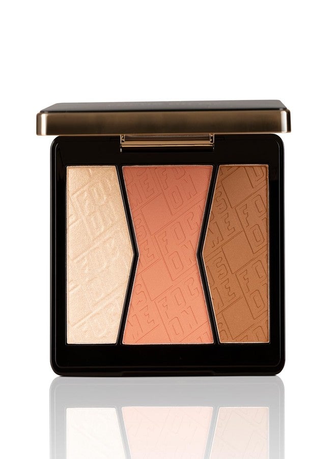 باك باليت أحمر الخدود والكونتور والهايلايتر PAC Focus On Me متوسط | تركيبة بودرة ناعمة | دمج سلس - Image 1