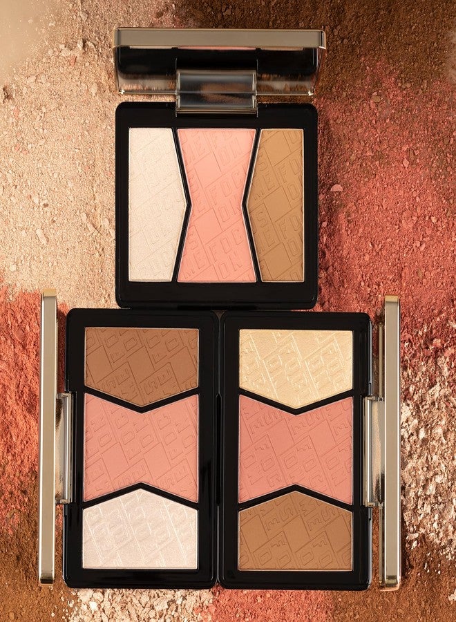 باك باليت أحمر الخدود والكونتور والهايلايتر PAC Focus On Me متوسط | تركيبة بودرة ناعمة | دمج سلس - Image 4