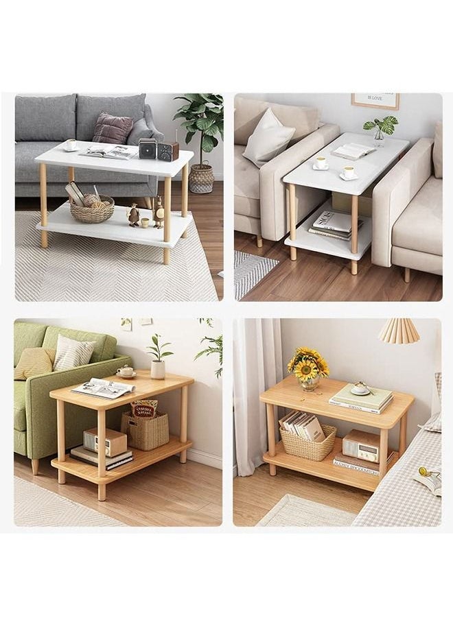 XiuWoo - 2-Tier Multi-Use Side Table Bedside Table For Bedroom Hallway - Image 1