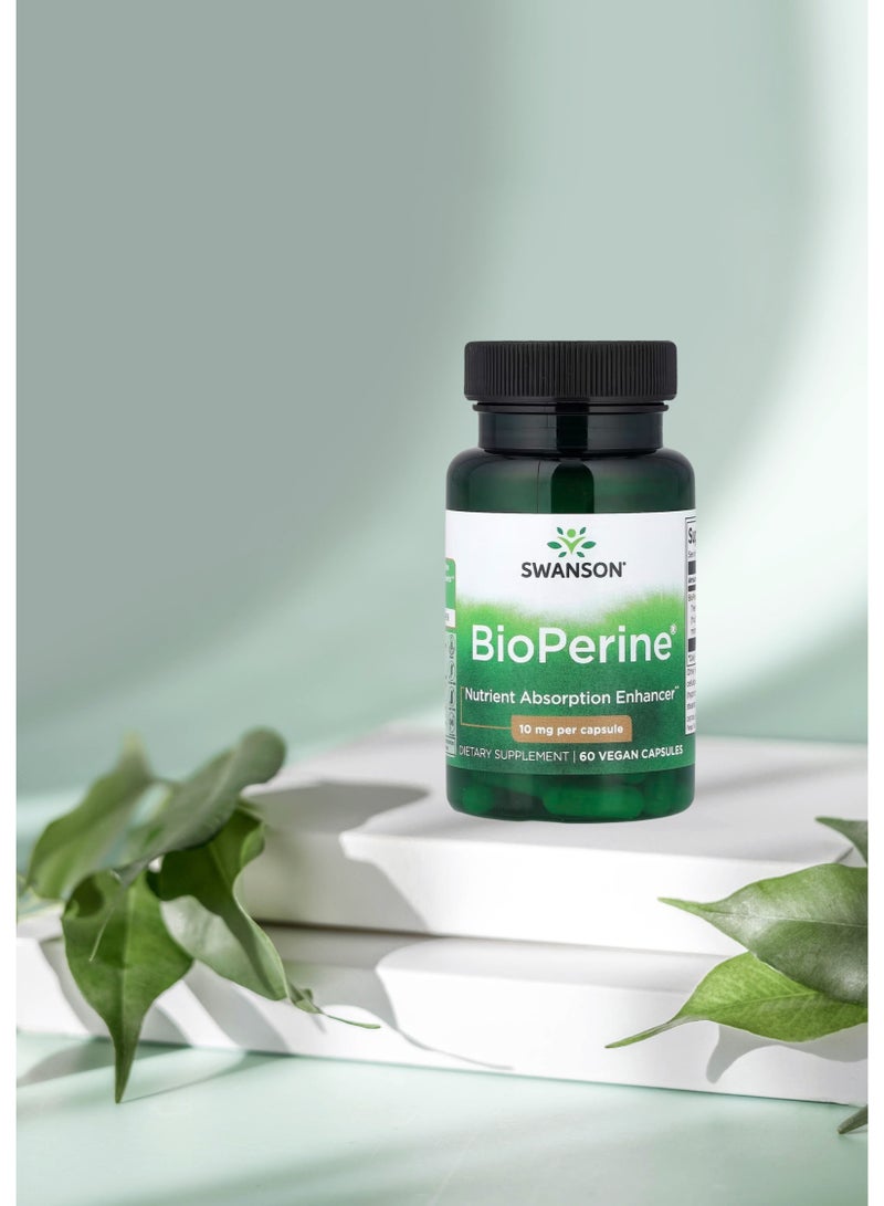 SWANSON BioPerine 10 mg 60 Capsules - Image 2