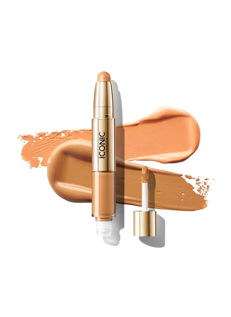 ايكونيك لندن Radiant Concealer And Brightening Duo - Golden Tan