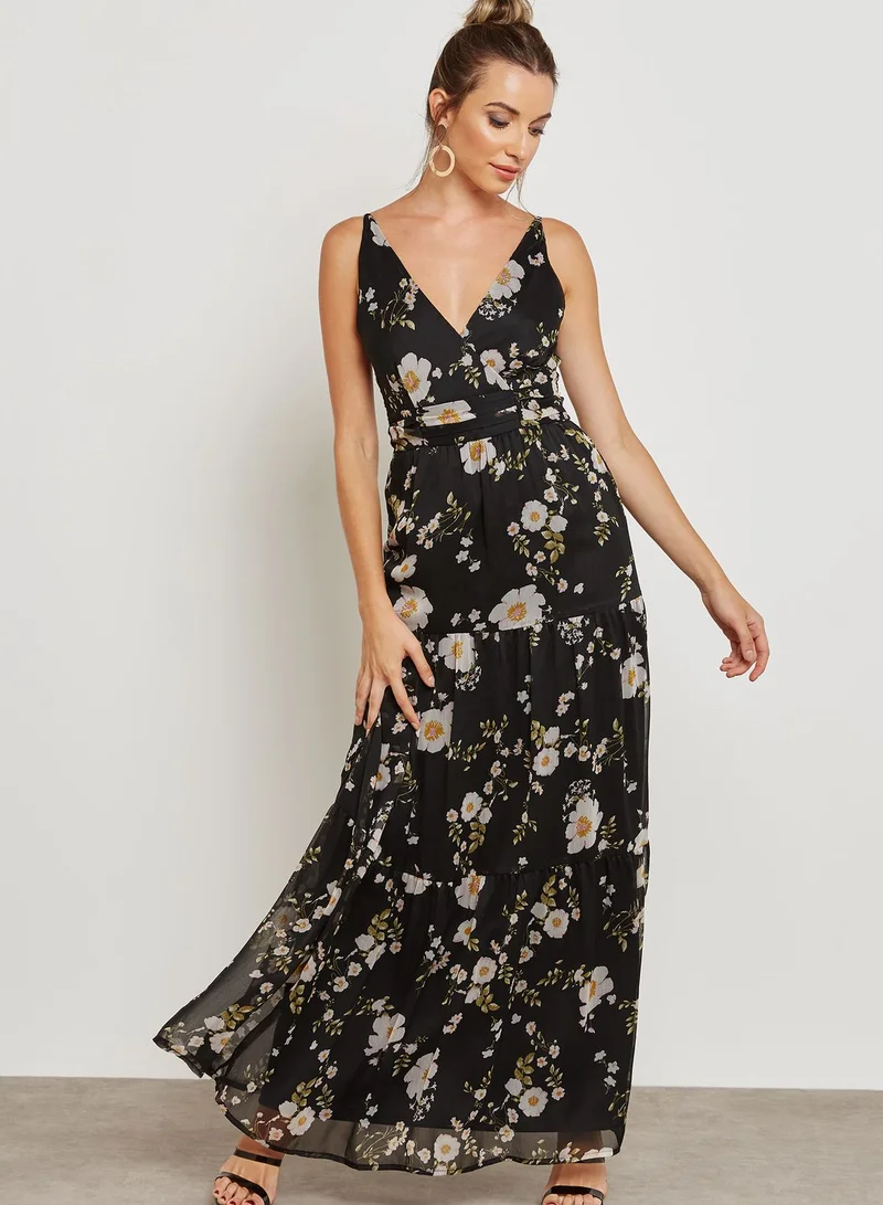 VERO MODA Plunge Neck Dress