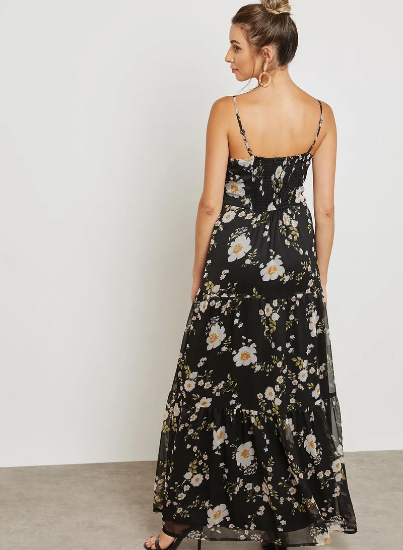 VERO MODA Plunge Neck Dress