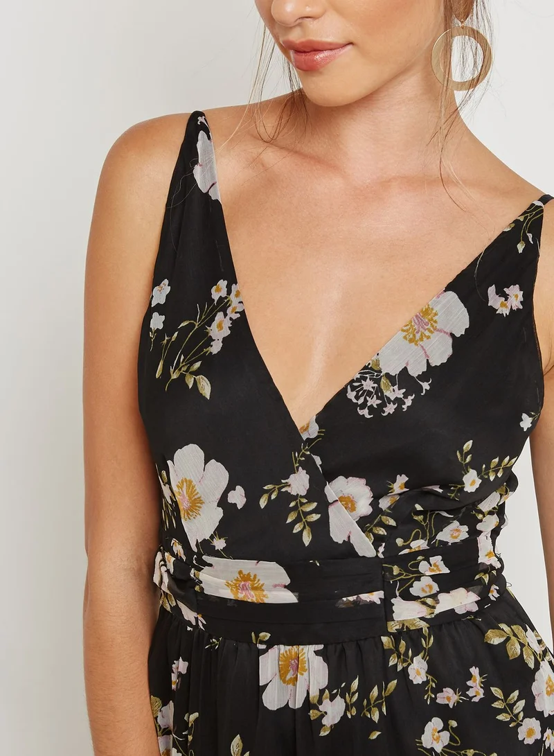 VERO MODA Plunge Neck Dress