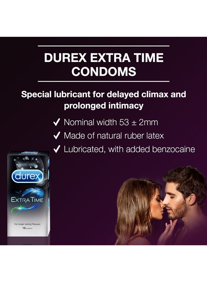 Durex 10-Piece Extra Time Condom - Image 4