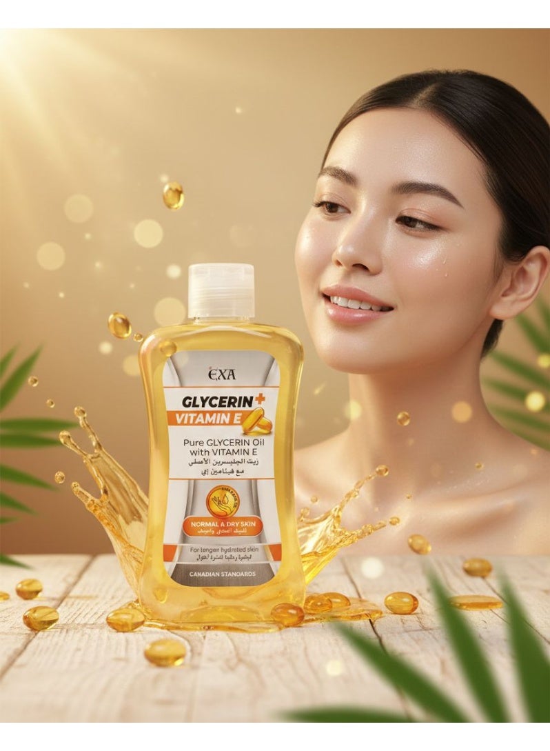 EXA Pure Glycerin Oil with Vitamin E 200 ml - Image 3