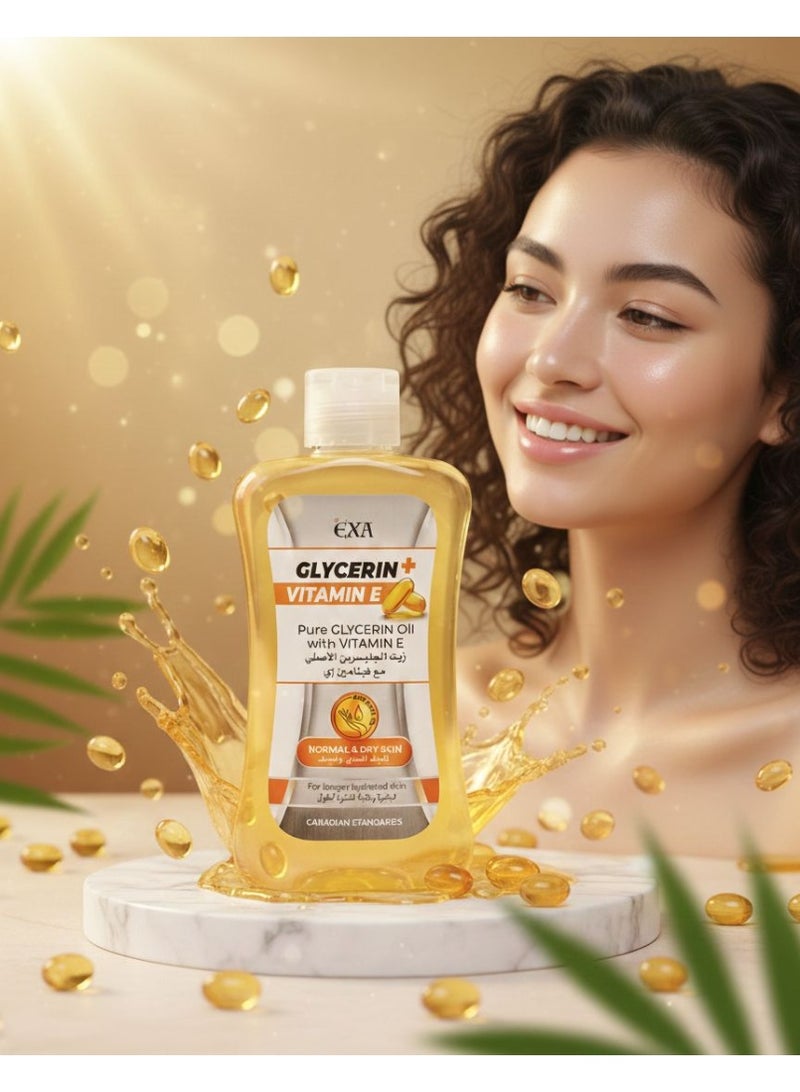 EXA Pure Glycerin Oil with Vitamin E 200 ml - Image 2