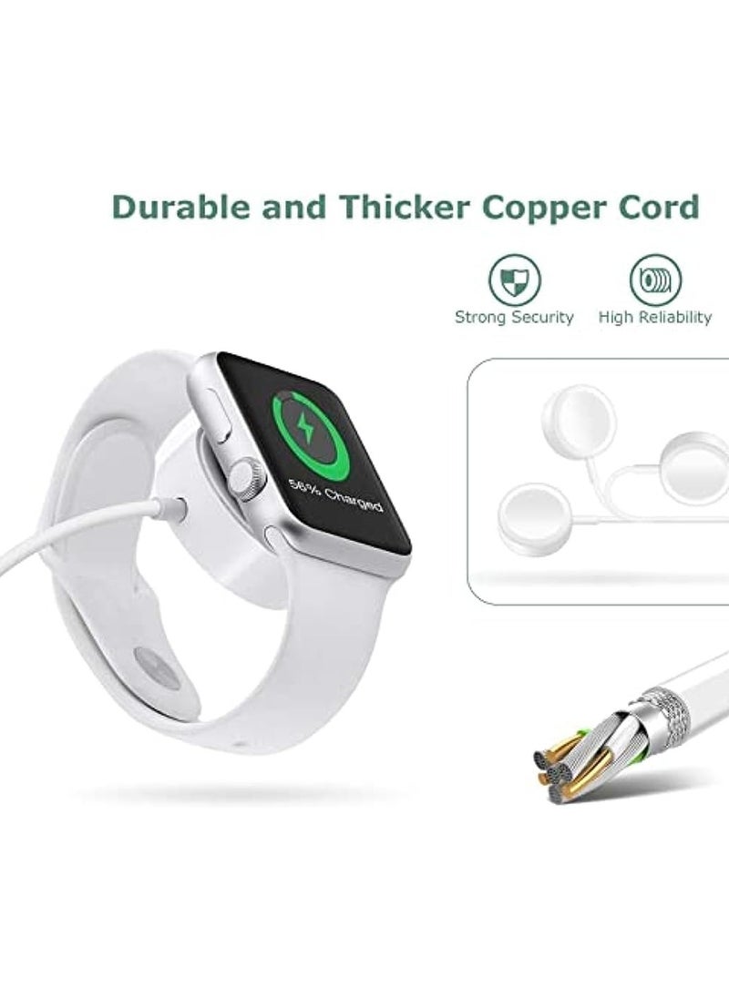 keloray Watch Charger Compatible with Apple Watch Charger, Watch Charger Charging Cable for Watch Series 8/7/6/5/4/3/2 /SE, Magnetic Fast Charger Cord for iWatch Portable Wireless Charging (3.3ft /1m)  - Image 4