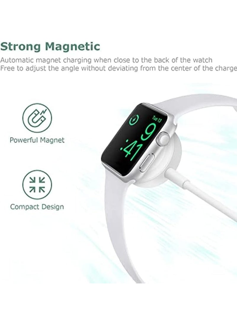 keloray Watch Charger Compatible with Apple Watch Charger, Watch Charger Charging Cable for Watch Series 8/7/6/5/4/3/2 /SE, Magnetic Fast Charger Cord for iWatch Portable Wireless Charging (3.3ft /1m)  - Image 2