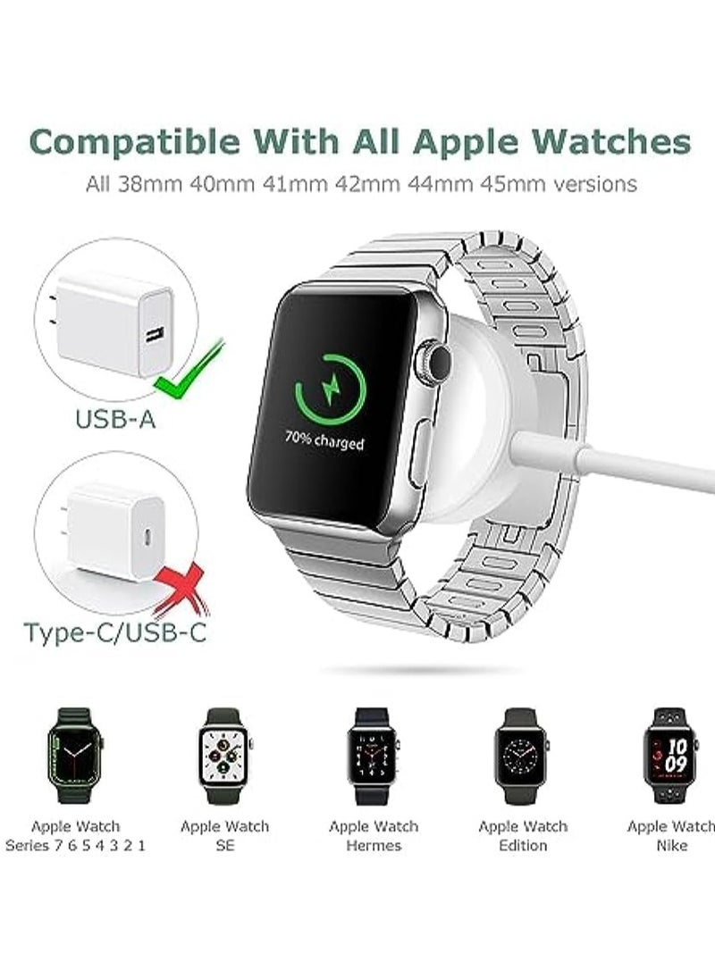 keloray Watch Charger Compatible with Apple Watch Charger, Watch Charger Charging Cable for Watch Series 8/7/6/5/4/3/2 /SE, Magnetic Fast Charger Cord for iWatch Portable Wireless Charging (3.3ft /1m)  - Image 5