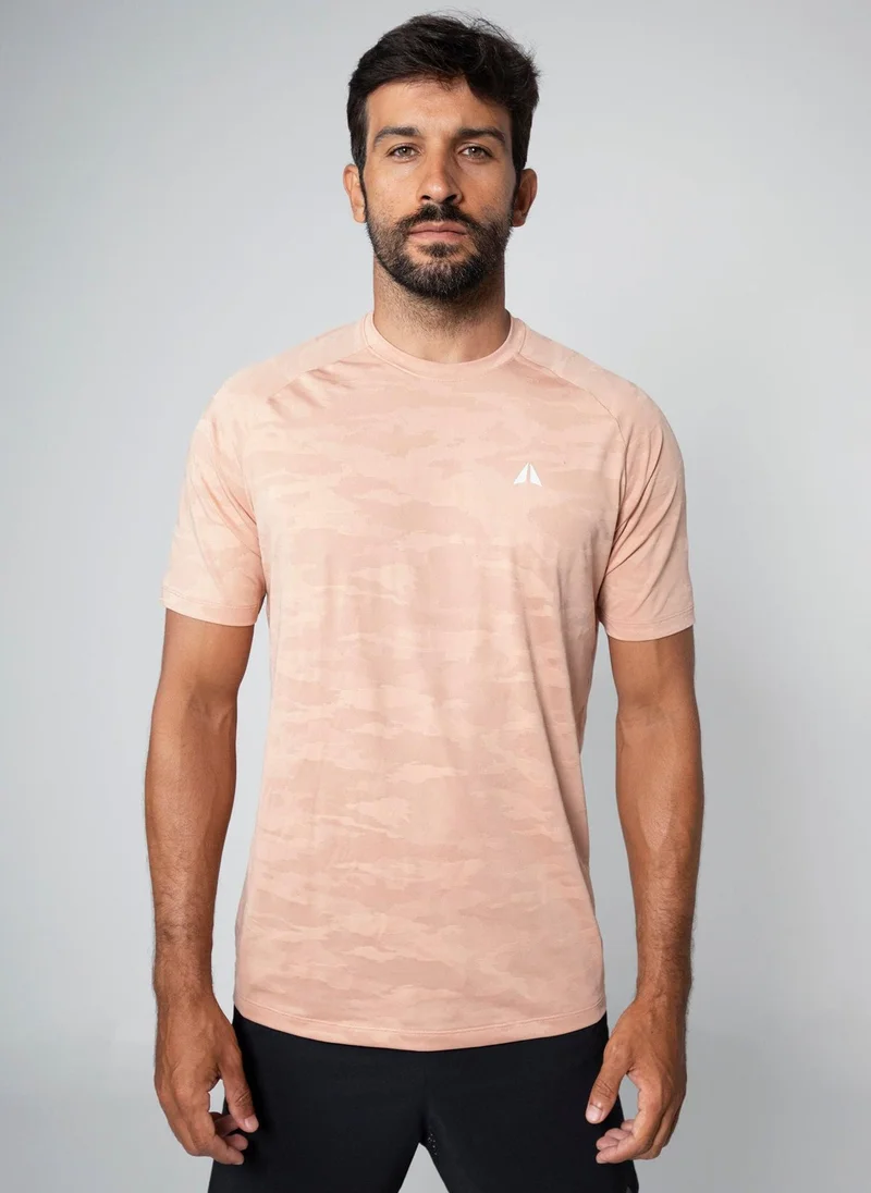 Aora Men’s Performance T-Shirt – Moisture-Wicking Quick-Dry Gym Tee for Running, Training & Everyday Comfort (Terracotta)