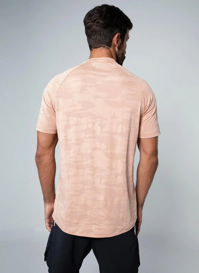 Aora Men’s Performance T-Shirt – Moisture-Wicking Quick-Dry Gym Tee for Running, Training & Everyday Comfort (Terracotta)