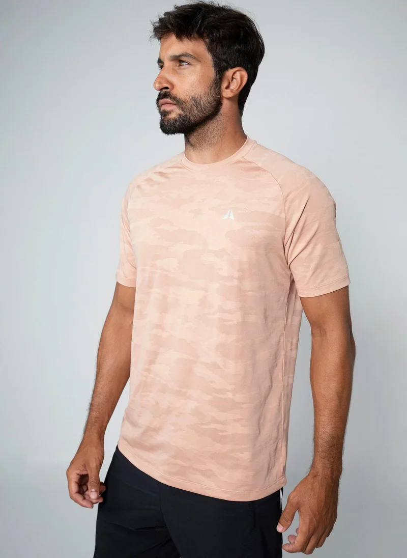 Aora  Men’s Performance T-Shirt – Moisture-Wicking Quick-Dry Gym Tee for Running, Training & Everyday Comfort (Terracotta) for Men | Best Price UAE