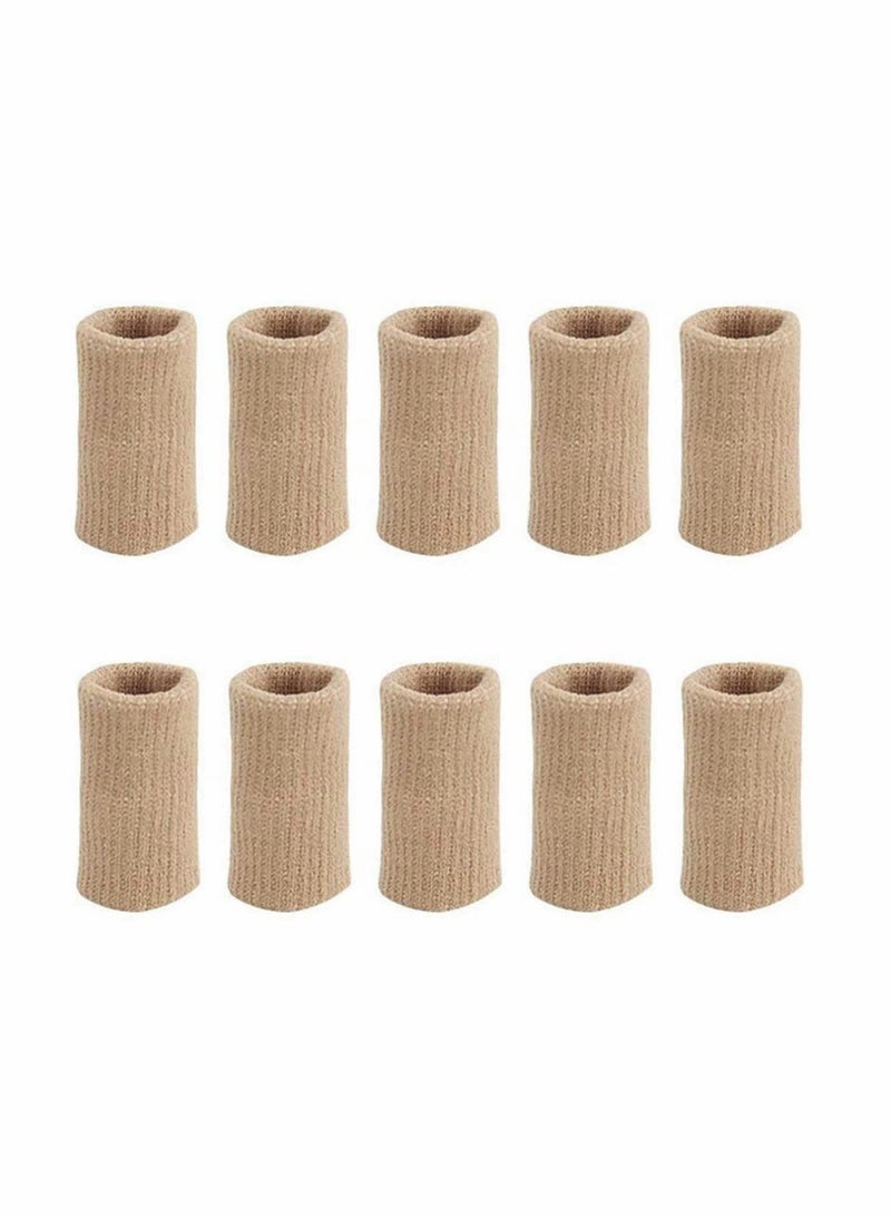 SYOSI 10x Finger Protector Sleeve, Arthritis Stretchy Support Sports Aid - Basketball Finger Guard - Image 1