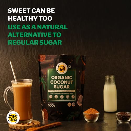 5:15PM Coconut Sugar Organic Natural 500g |100% Organic Coconut Sugar I Unrefined Pure Natural Sweetener - Image 3