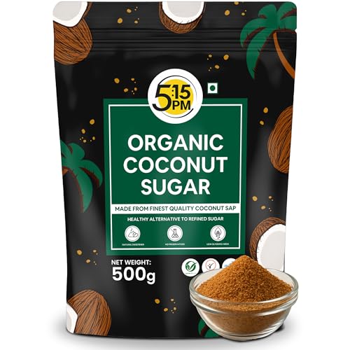 5:15PM Coconut Sugar Organic Natural 500g |100% Organic Coconut Sugar I Unrefined Pure Natural Sweetener - Image 1