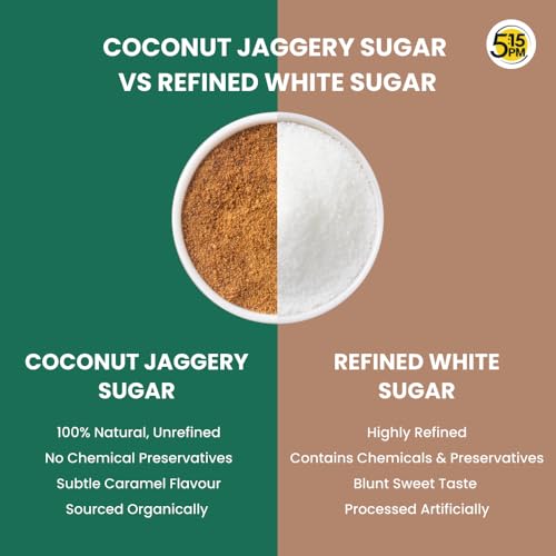5:15PM Coconut Sugar Organic Natural 500g |100% Organic Coconut Sugar I Unrefined Pure Natural Sweetener - Image 5
