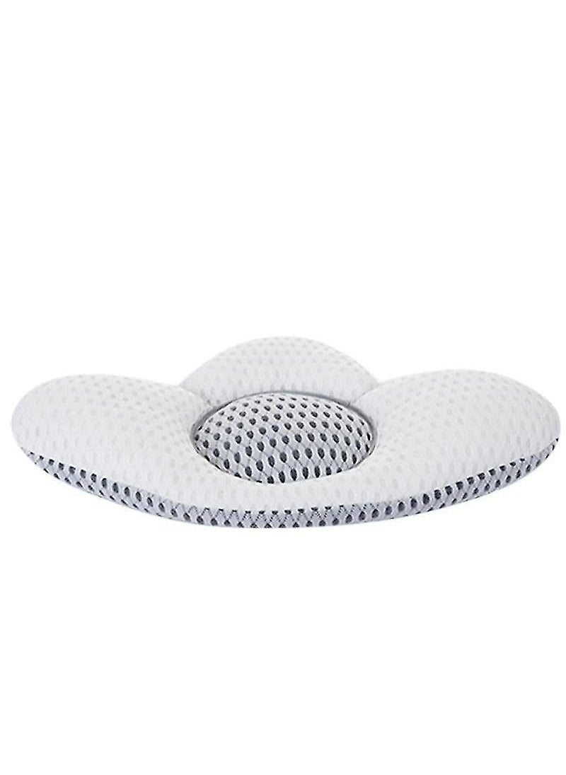 Adjustable Height 3D Lower Back Support Pillow for Sleeping – Orthopedic Waist Cushion for Sciatic Pain Relief, Maternity Pregnancy Pillow for Bed Rest, Ergonomic Lumbar Support for Back Sleepers, White Memory Foam Pillow for Better Spine Alignment