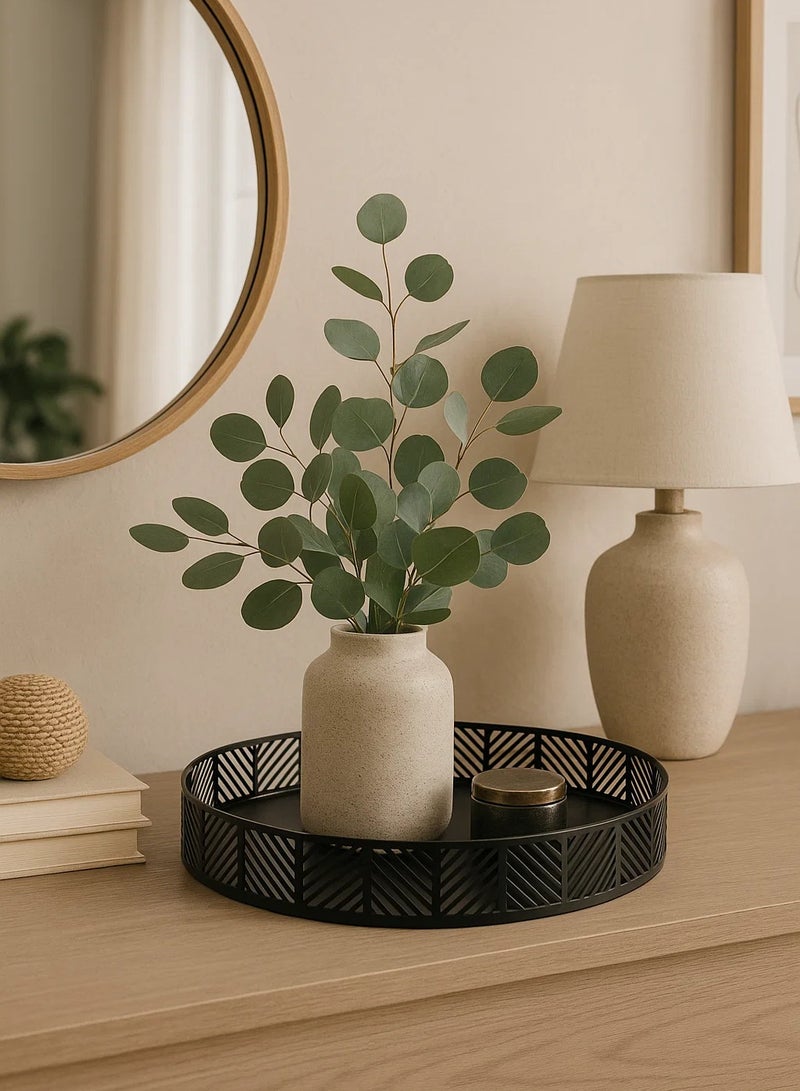 لوفت صينية ديكور معدنية دائرية مقاس 30 سم-154290 - Image 1