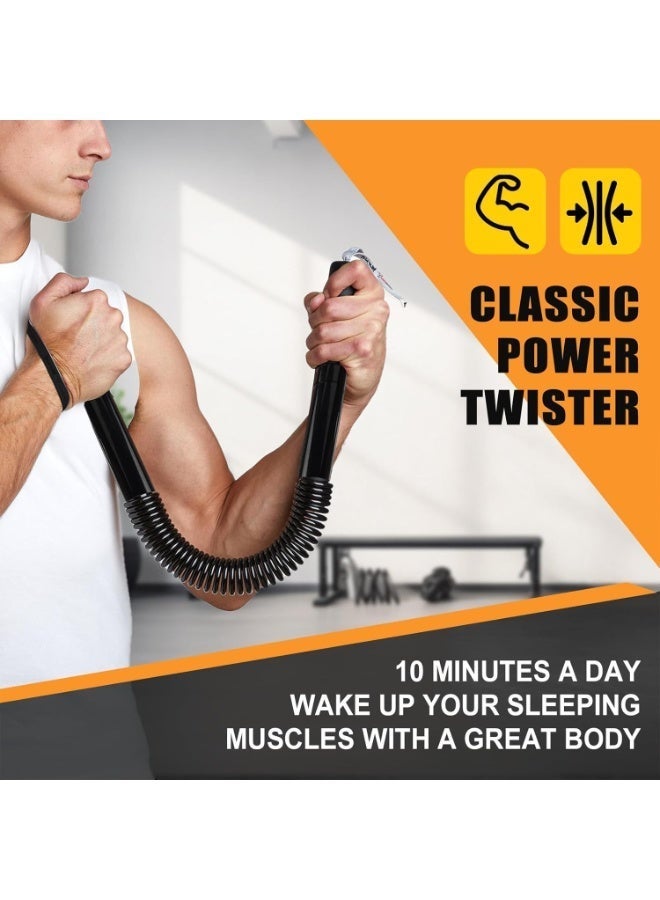 سبورت كيو عصا باور تويستر لتقوية الذراعين والصدر – مقبض مريح ضد الانزلاق، مقاومات مختلفة مصنوع من الفولاذ الكربوني لتدريب القوة واللياقة من SportQ - Image 4