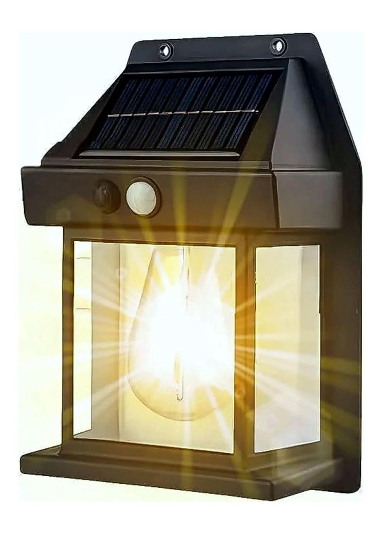 Generic - Solar Powered LED Wall Lamp for Outdoor Lighting, Waterproof Security LED Wall Light - Image 1