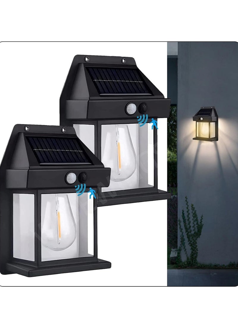 Generic - Solar Powered LED Wall Lamp for Outdoor Lighting, Waterproof Security LED Wall Light - Image 1