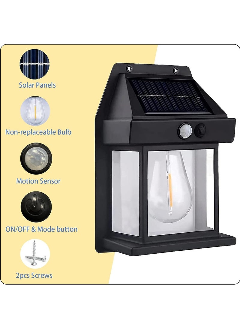 Generic - Solar Powered LED Wall Lamp for Outdoor Lighting, Waterproof Security LED Wall Light - Image 1