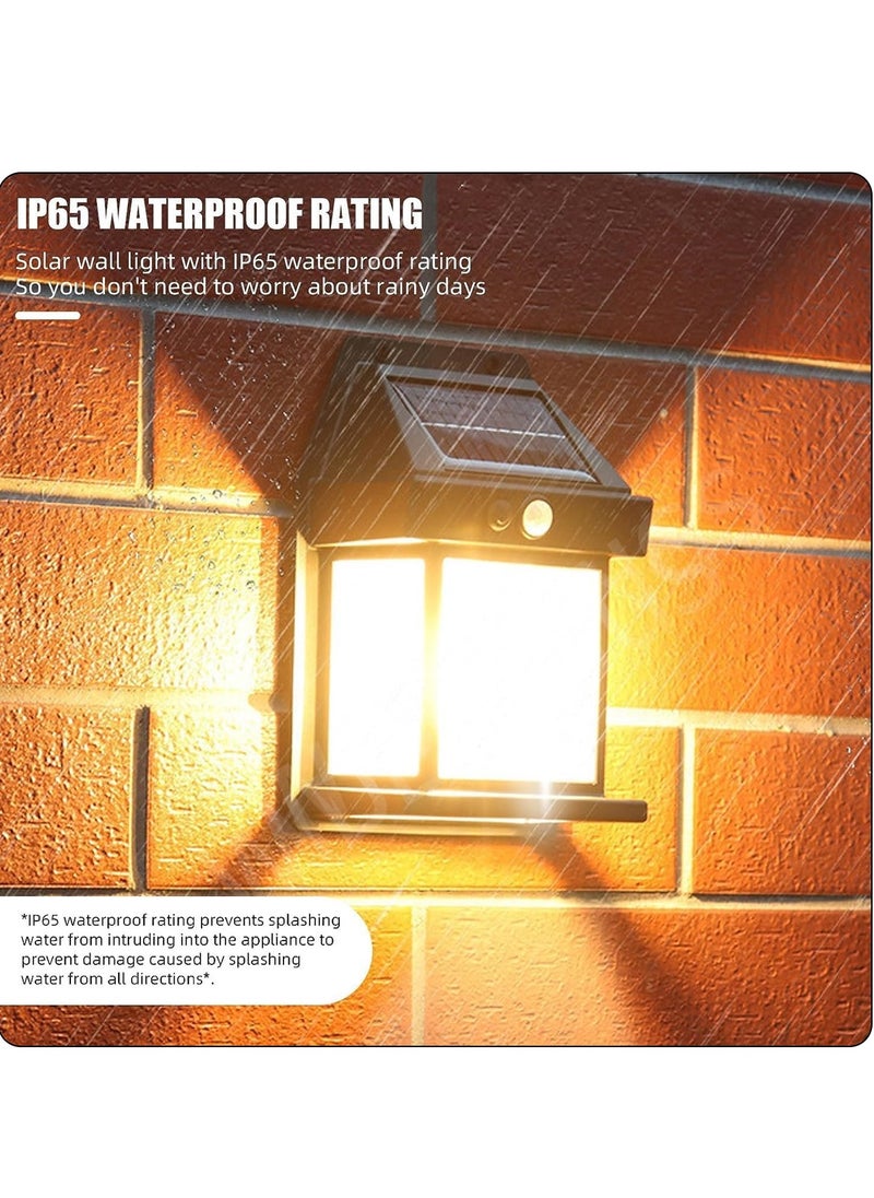 Generic - Solar Powered LED Wall Lamp for Outdoor Lighting, Waterproof Security LED Wall Light - Image 1