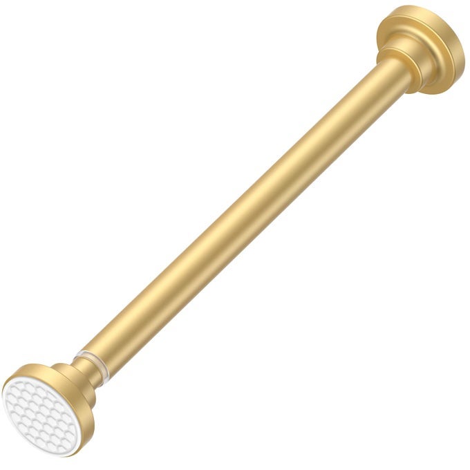 Small Tension Rod 18 To 27 Inch1 Inch Diameter Gold Tension Curtain Rod Small Tension Rod No Drilling Anti Slip Anti Rust Short Tension Rod