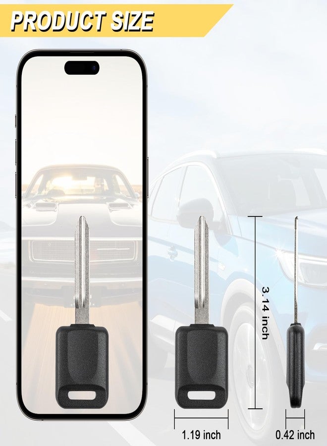 Vurkcy Key Fob Replacement for Nissan Altima Maxima Rogue Quest Infiniti, N104T 46, Locksmith Required - Image 4